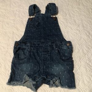 Toddlers Osh Kosh denim overalls